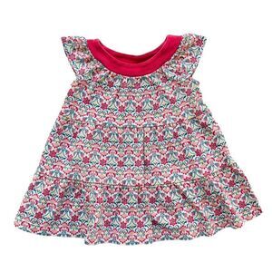 Tea Flutter Sleeve Ruffled Skirt Dress Size 12-18 months